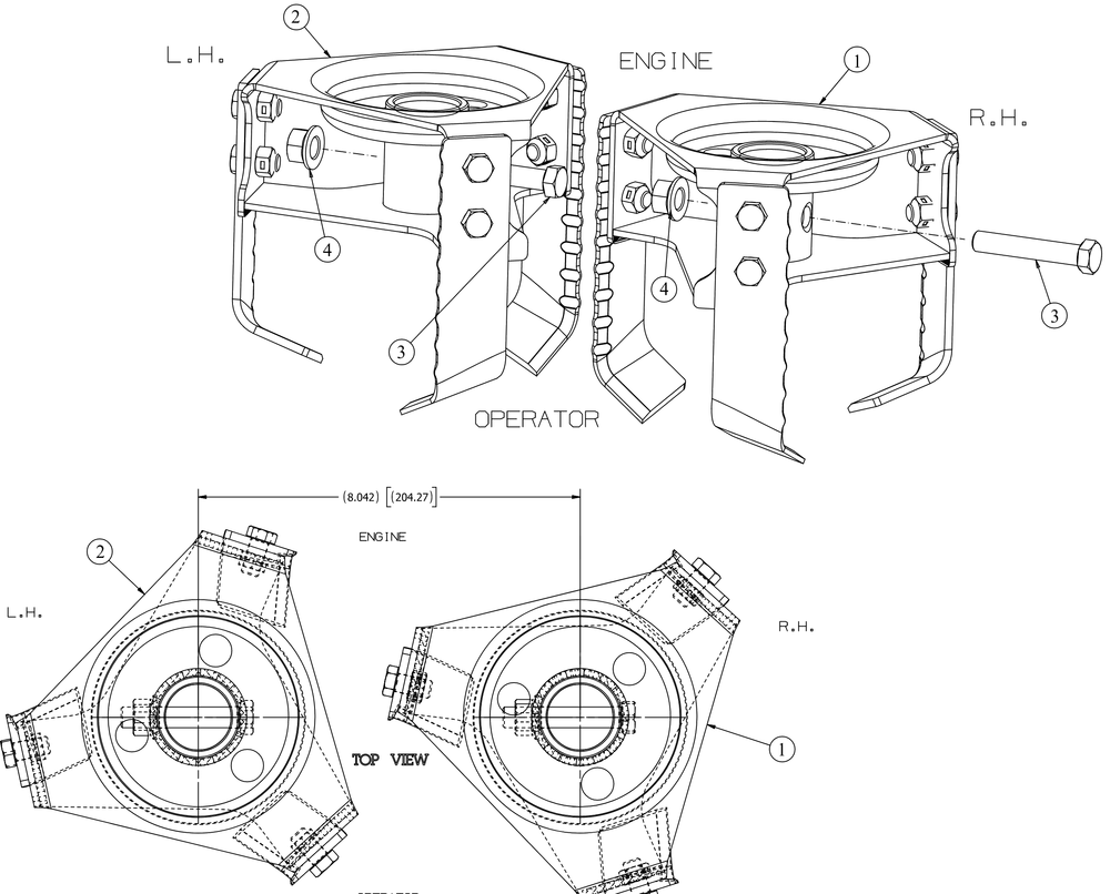 Tines Diagram and Parts List for 21A-70M8756 2016 Cub Cadet Tiller